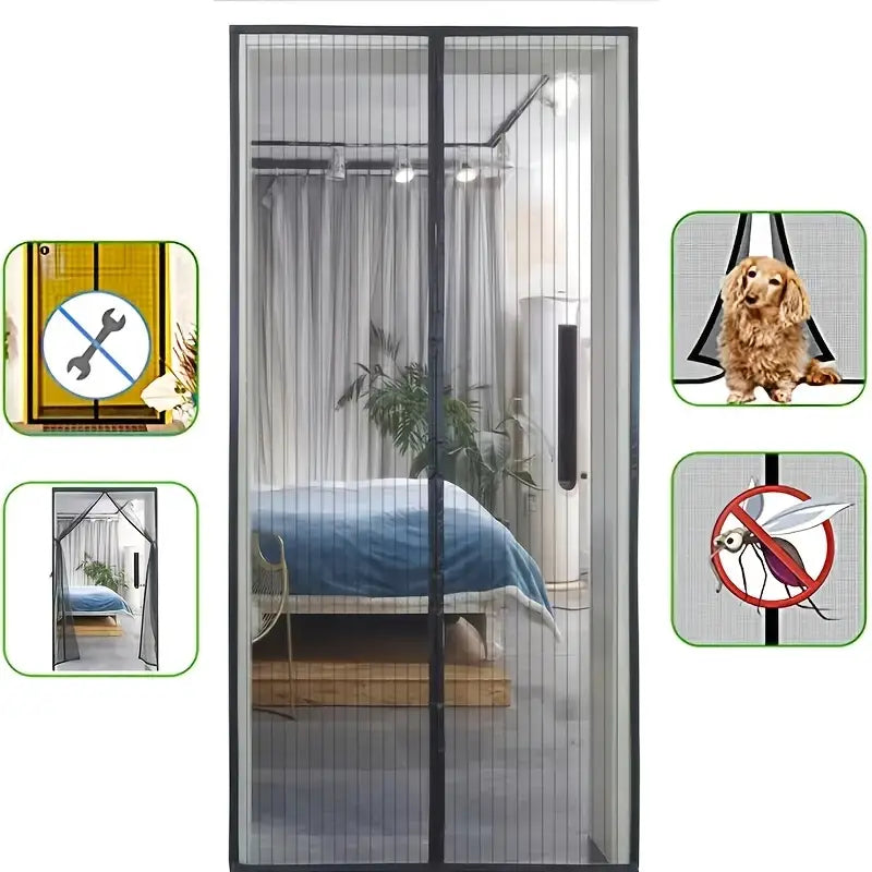 InsectShield – Magnetisch Hordeurgordijn