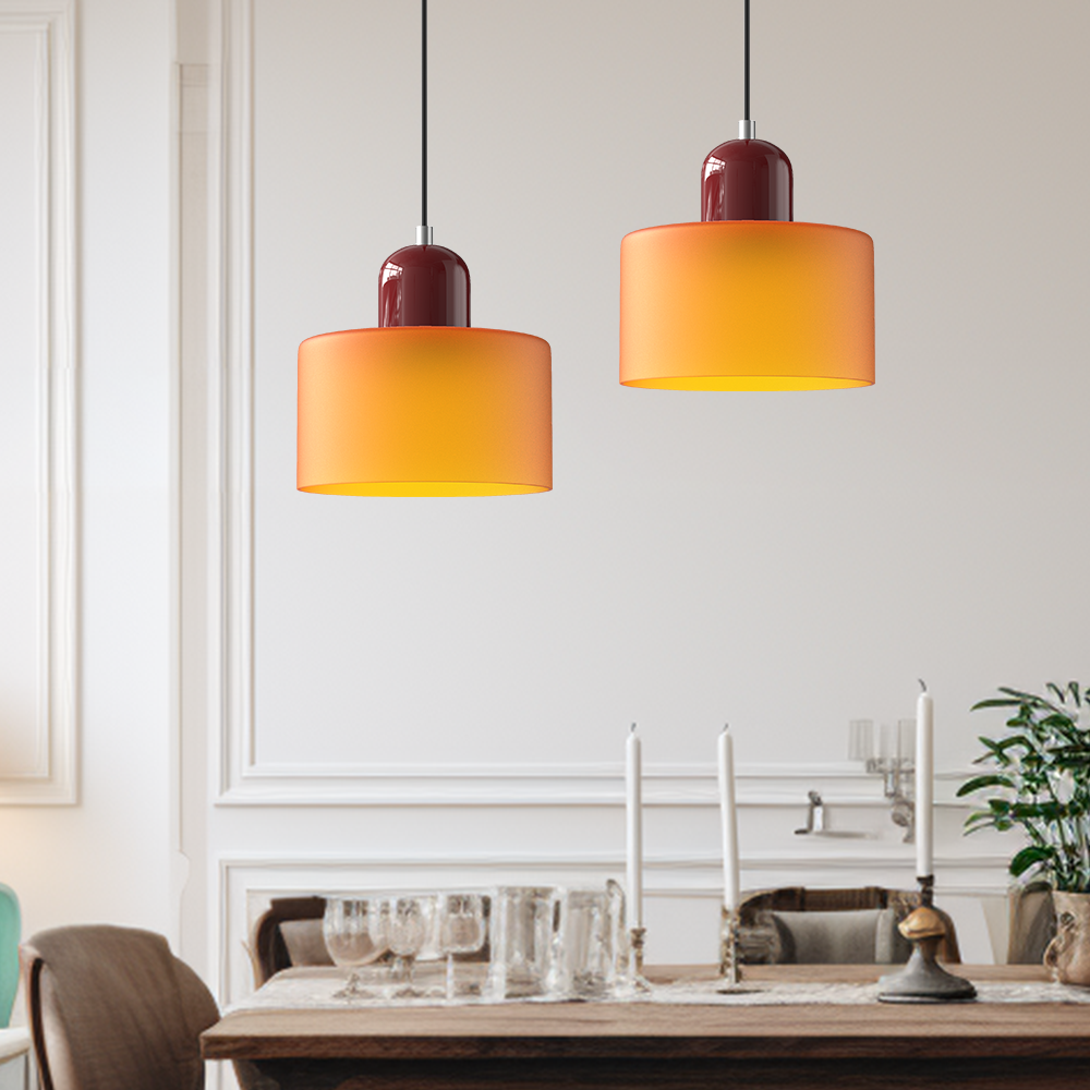 Lumière Bauhaus Moderne Glas Hanglamp