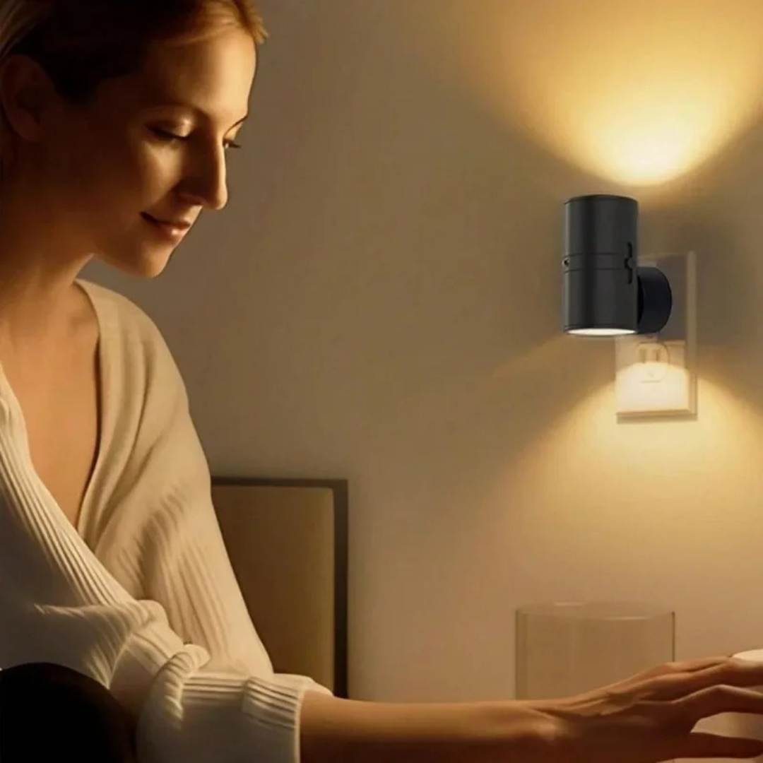 Plug in LED lamp met lichtsensor