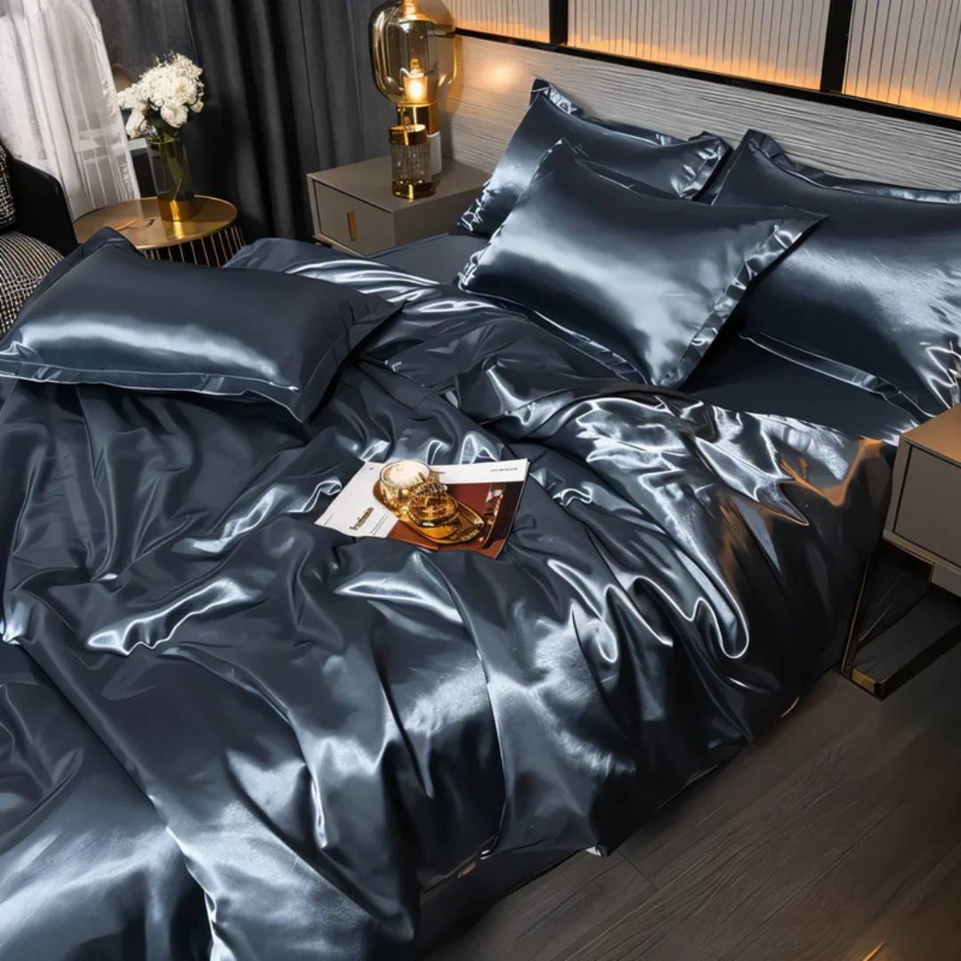 SilkSerenity – Luxe Zijdezacht Bedovertrek