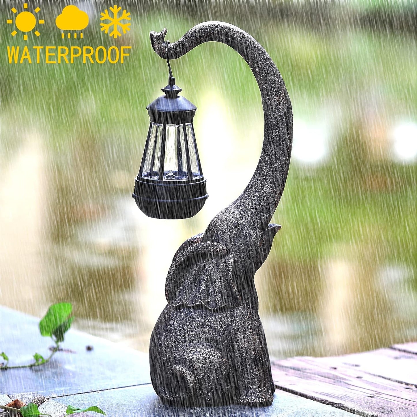 EleGlow – Zonne-Energie Olifantenlamp
