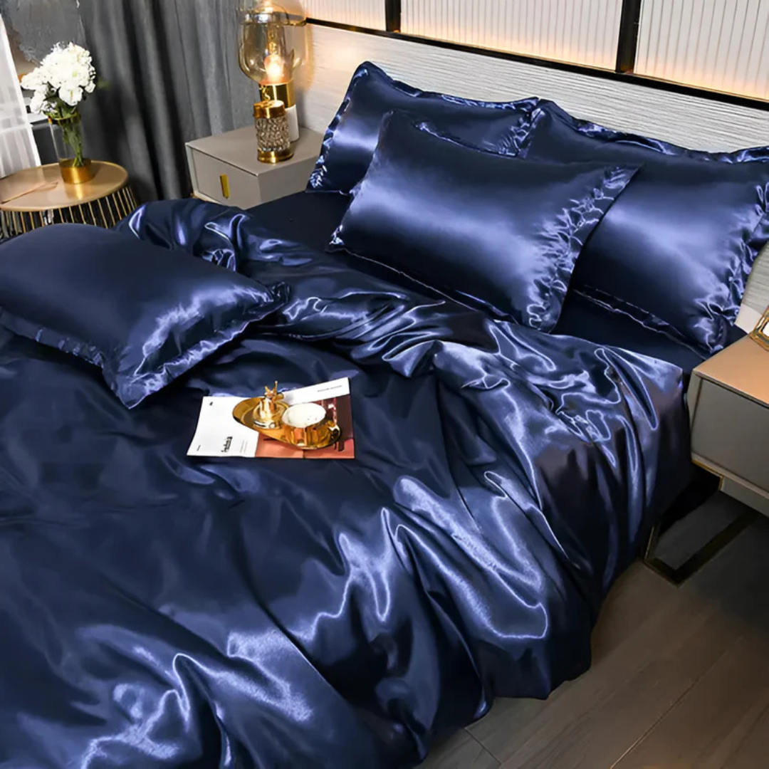 SilkSerenity – Luxe Zijdezacht Bedovertrek