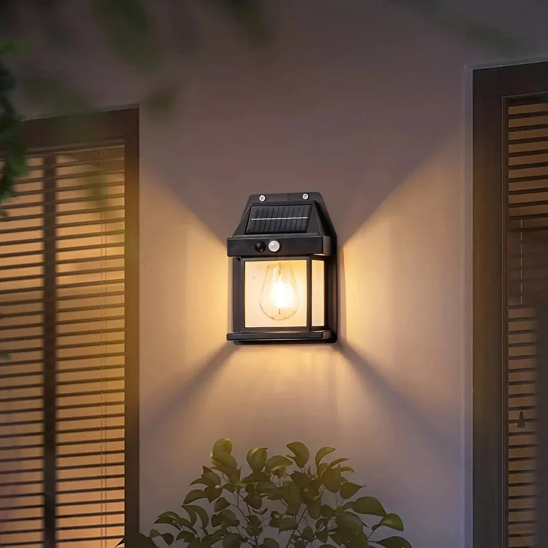 Slimme Solar Wandlamp – Draadloos met bewegingssensor