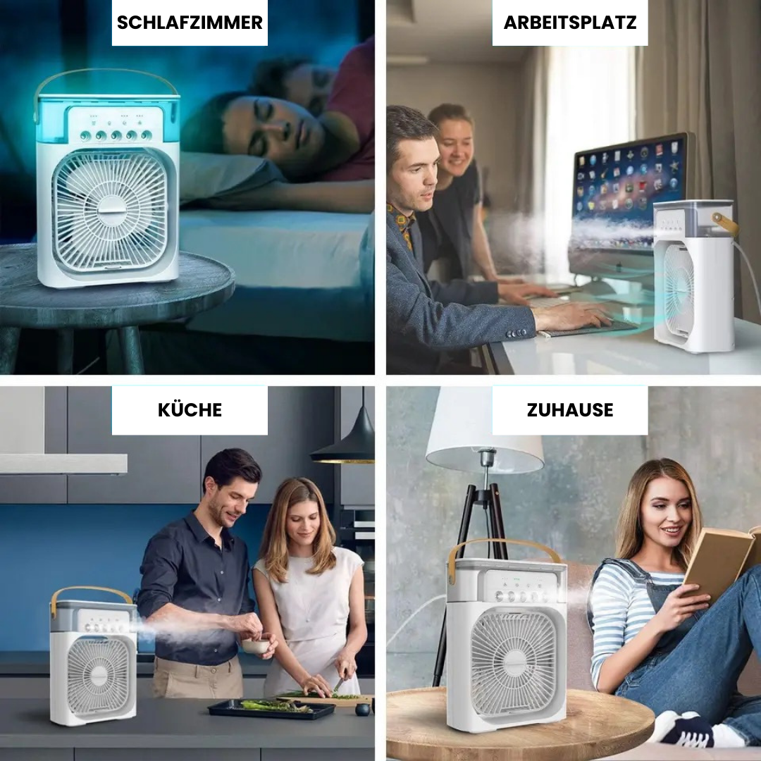CoolioBreeze – Draagbare Mini Airconditioner voor Directe Verkoeling