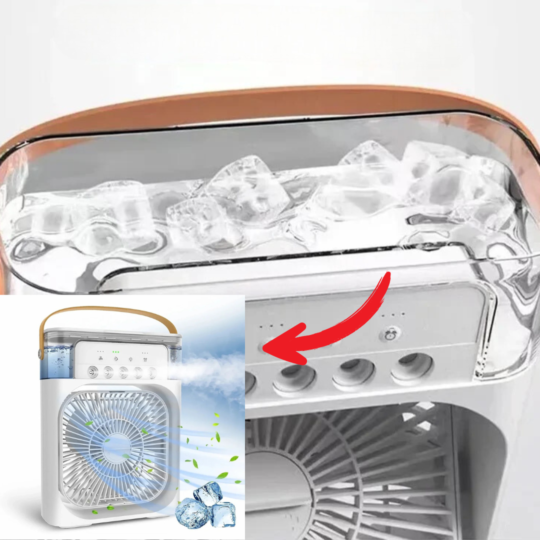 CoolioBreeze – Draagbare Mini Airconditioner voor Directe Verkoeling