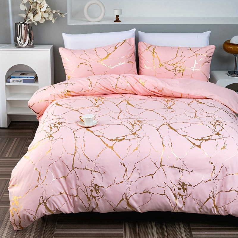 MarbleLuxe – Premium Dekbedovertrek met Marmer Design
