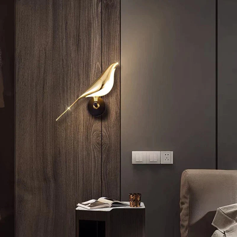 Aurora vogel wandlamp
