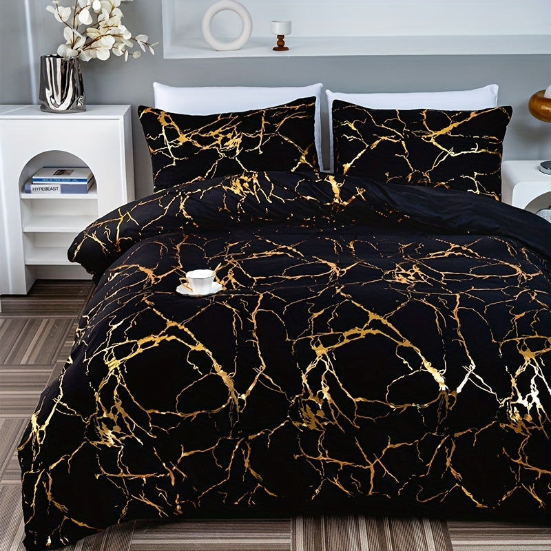 MarbleLuxe – Premium Dekbedovertrek met Marmer Design