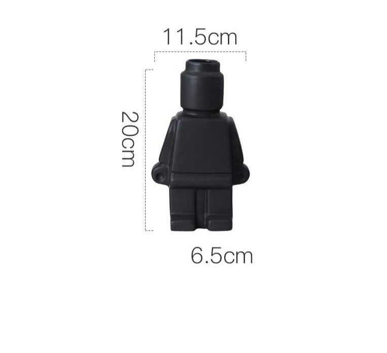 Lego-vorm lichaam vaas