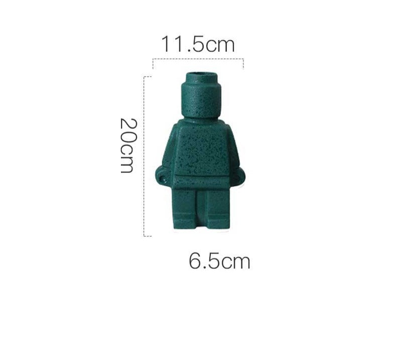 Lego-vorm lichaam vaas
