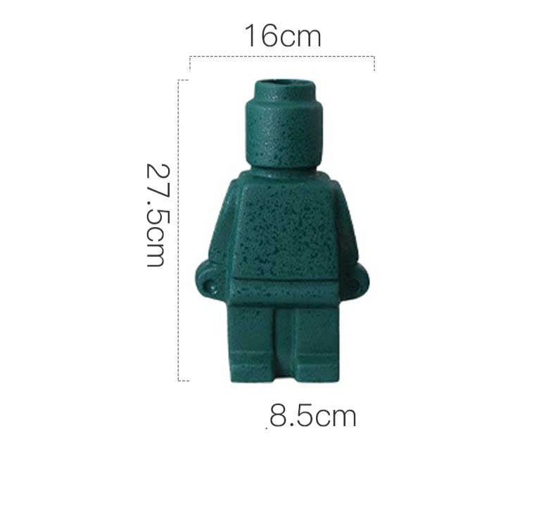 Lego-vorm lichaam vaas