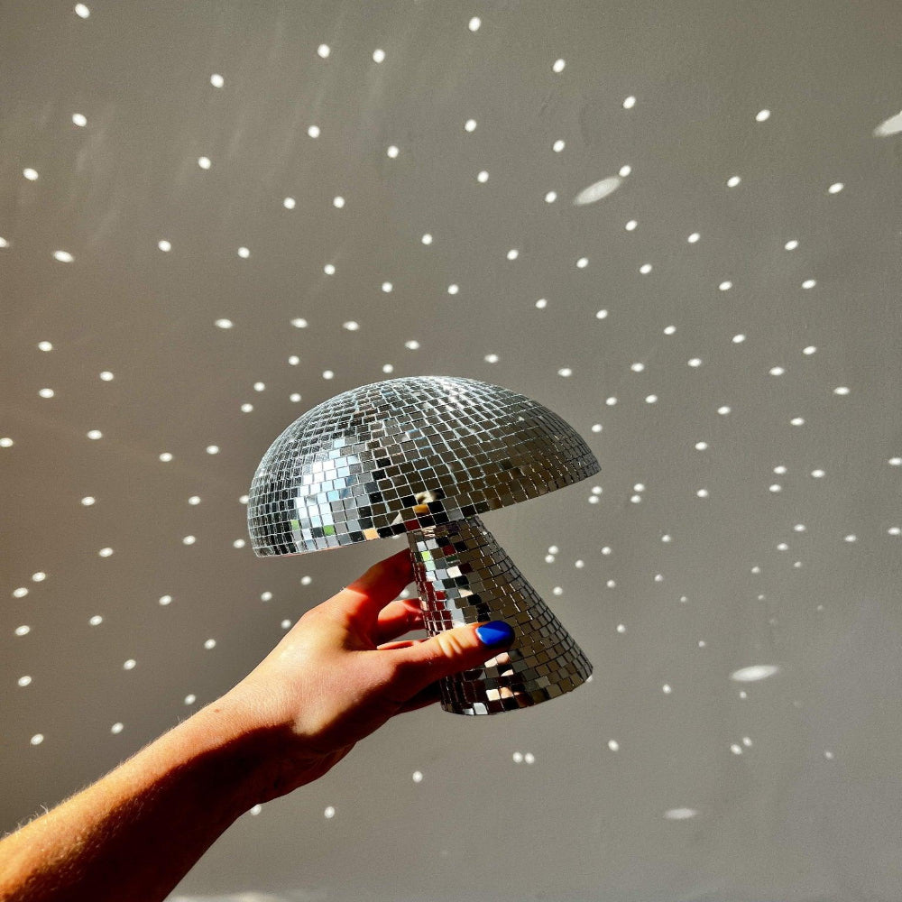 GlimmerShroom – Disco Retro Paddestoellamp