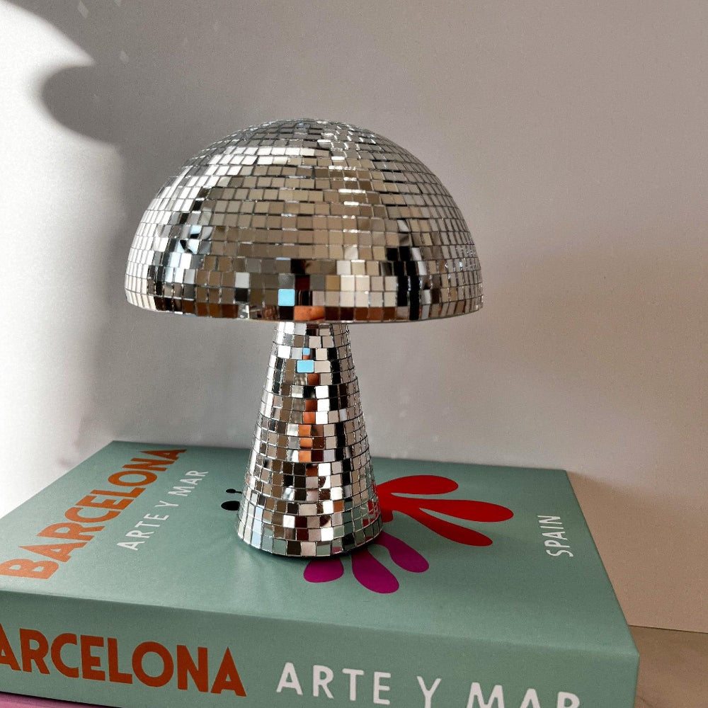 GlimmerShroom – Disco Retro Paddestoellamp