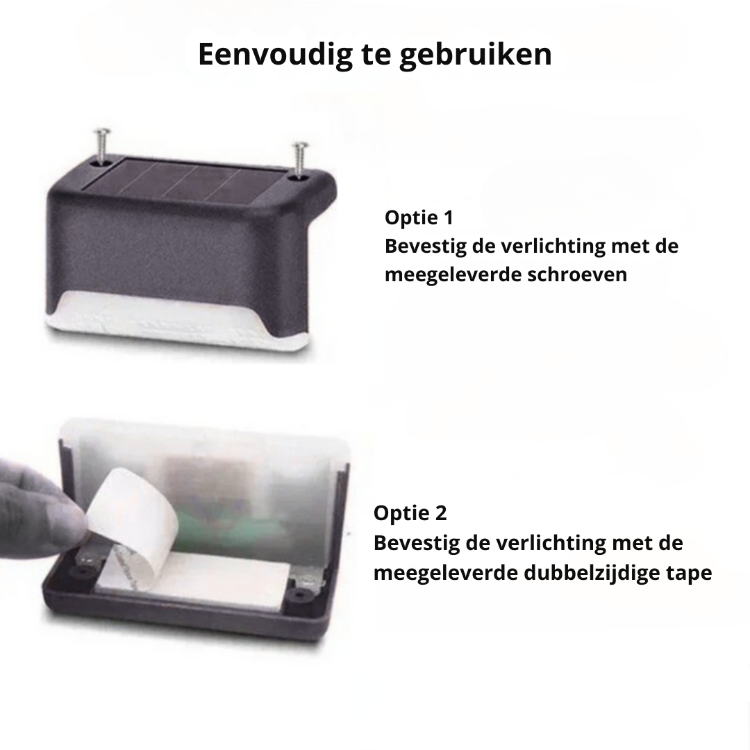 LUMORA - Zelfklevende lampen op zonne-energie
