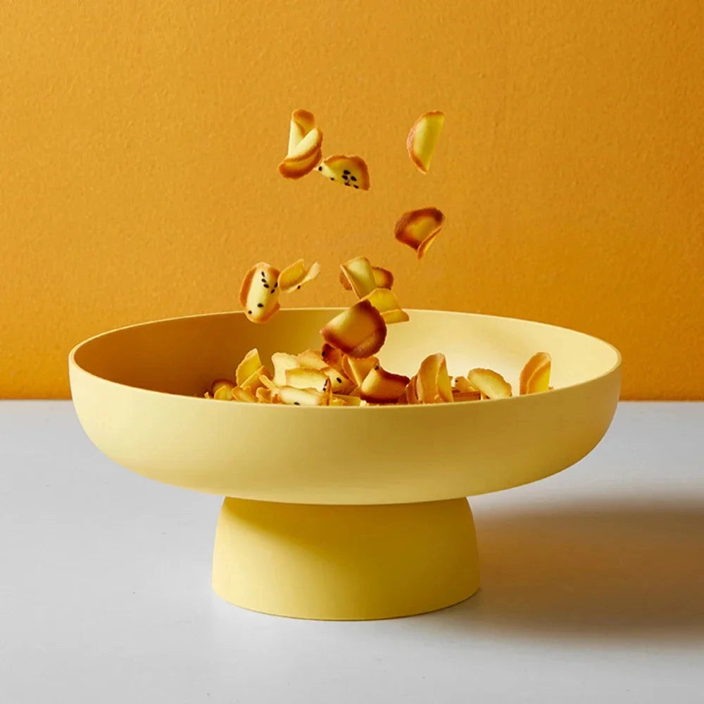 VitaLeaf – Retro Fruitschaal met Elegante Bladvorm