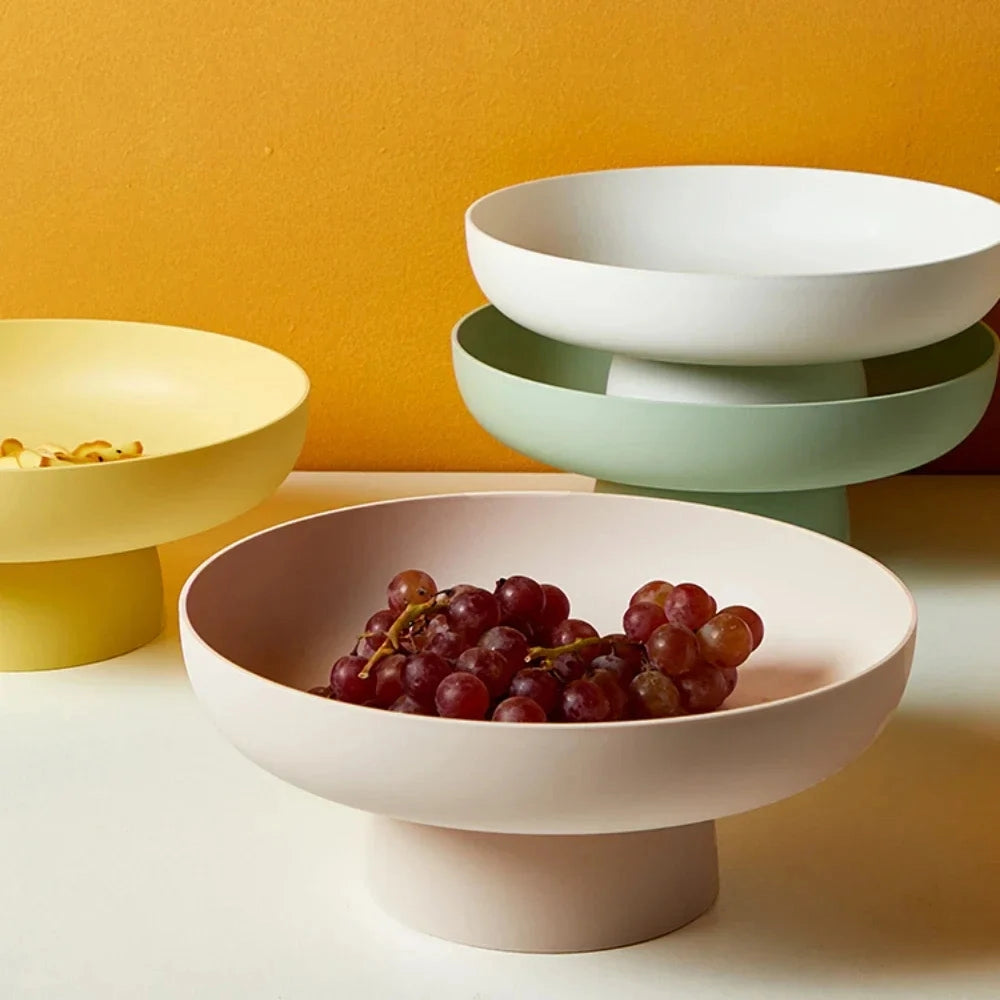 VitaLeaf – Retro Fruitschaal met Elegante Bladvorm