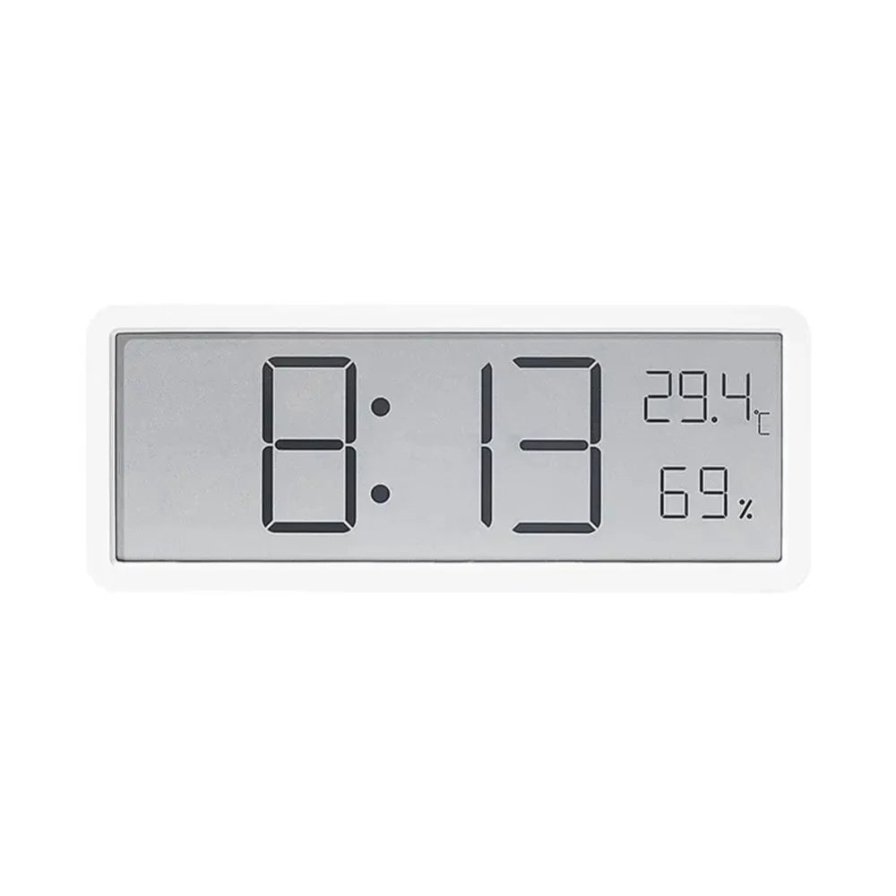 ClimaView – Digitale LED-wandklok met Temperatuur- en Vochtweergave