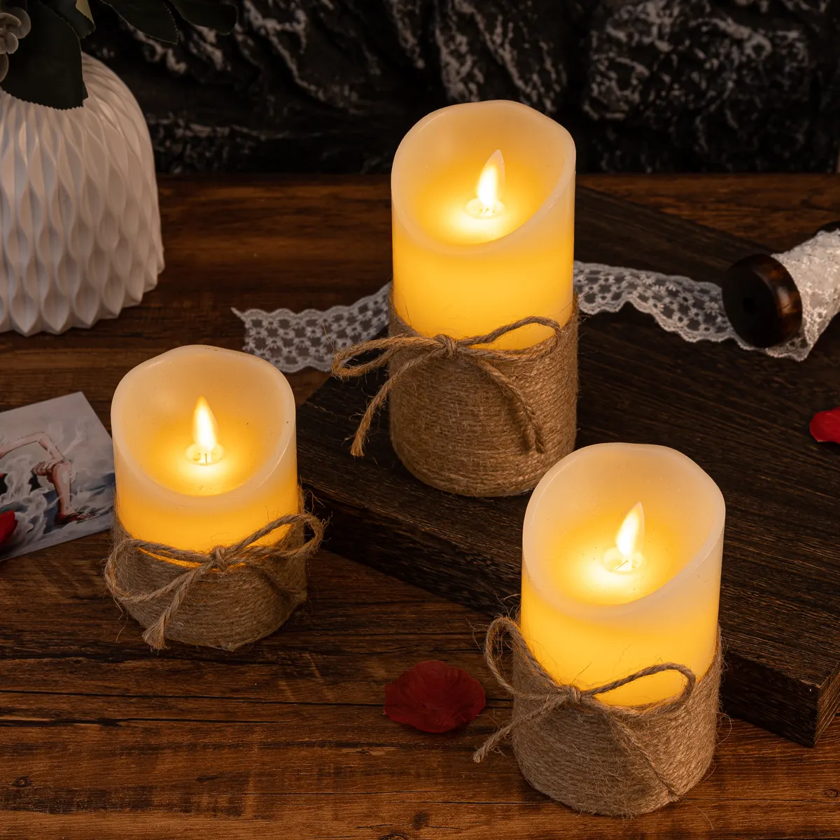 GlowLume LED Kaarsen - Vlamloze kaarsen