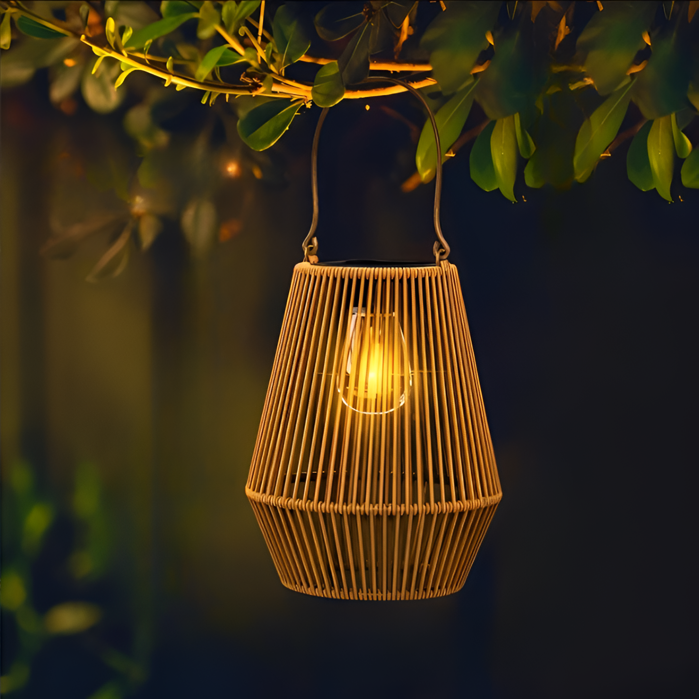 SolarLoom Bamboe Lantaarn – Sfeervolle Verlichting op Zonne-energie