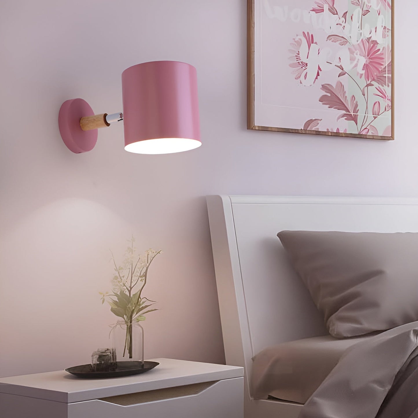 PastelRay – Verstelbare Wandlamp in pastelkleuren