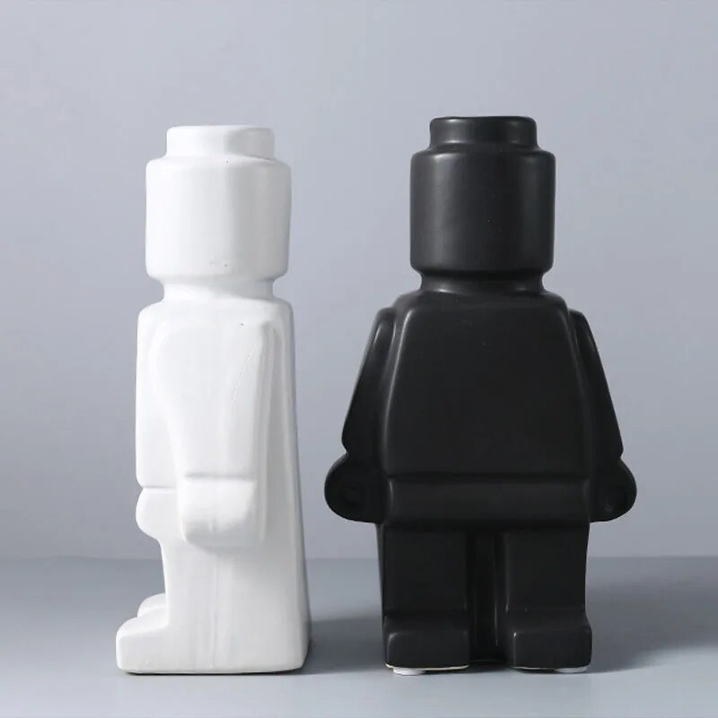 Lego-vorm lichaam vaas