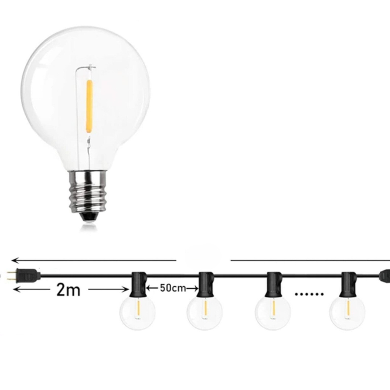 LunaLicht - Weerbestendige Solar LED-Lichtslinger