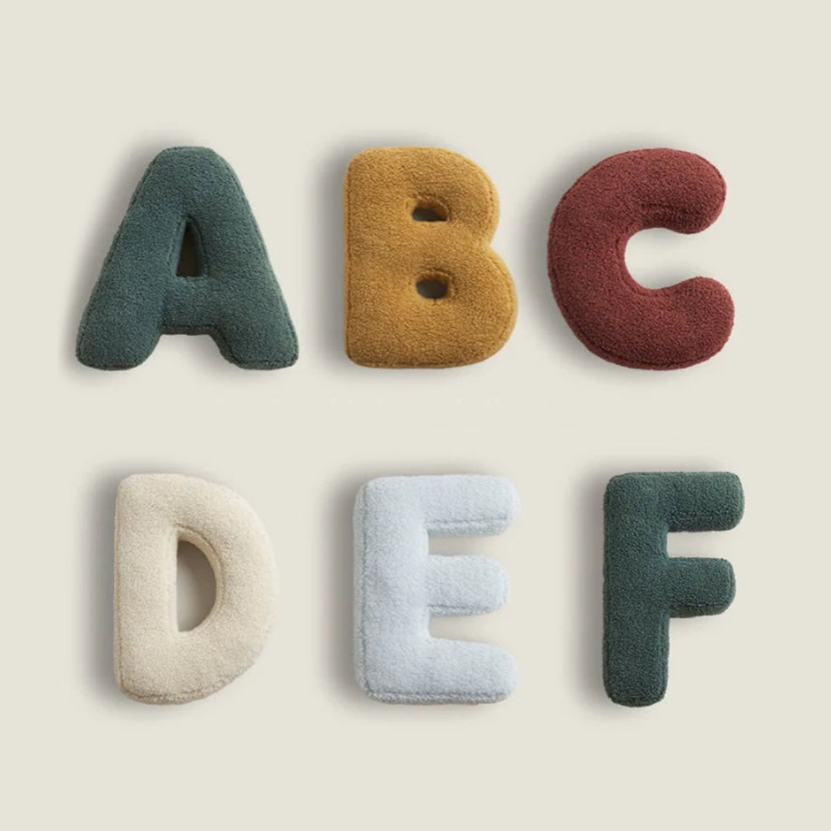 Alfabetico – Persoonlijk 3D Letterkussen voor Jong & Oud
