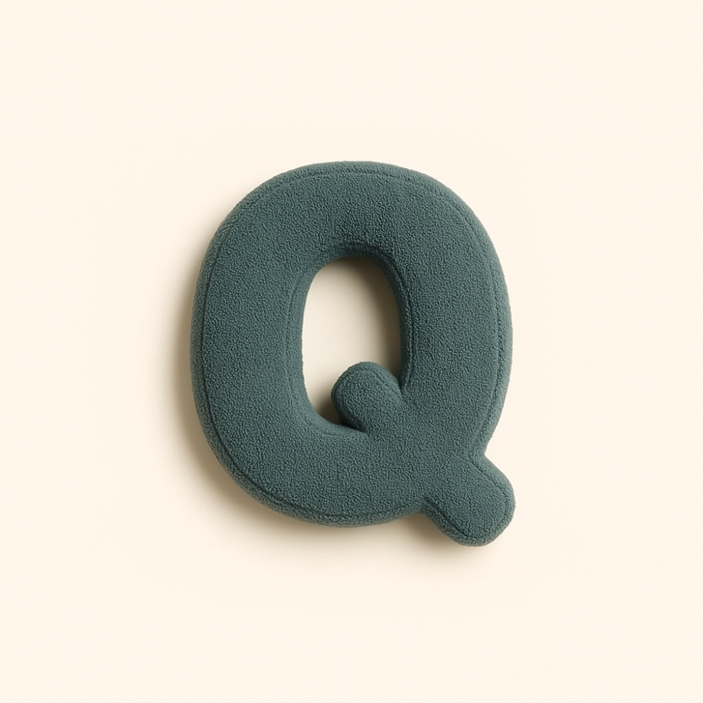 Alfabetico – Persoonlijk 3D Letterkussen voor Jong & Oud
