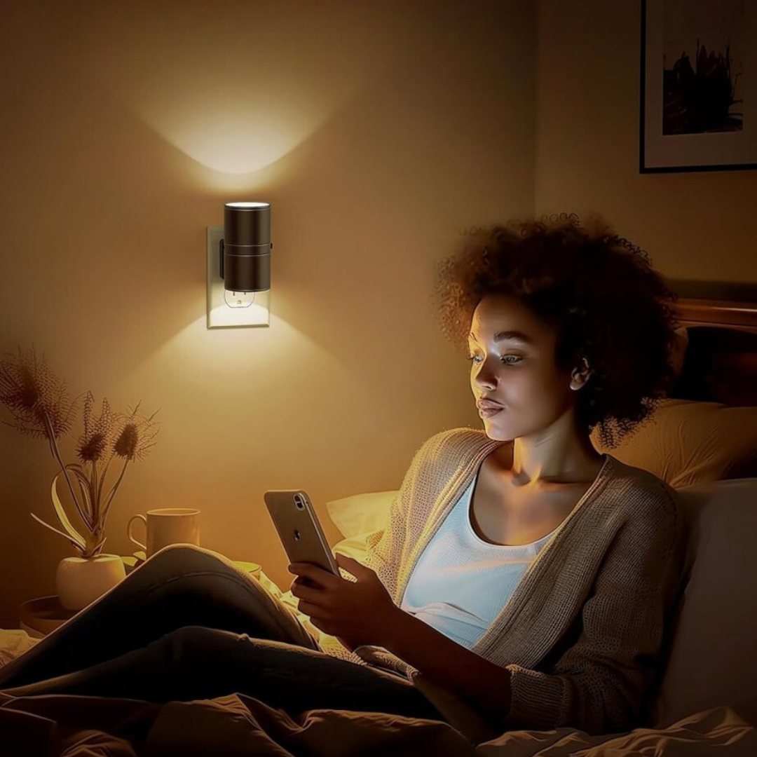 Plug in LED lamp met lichtsensor
