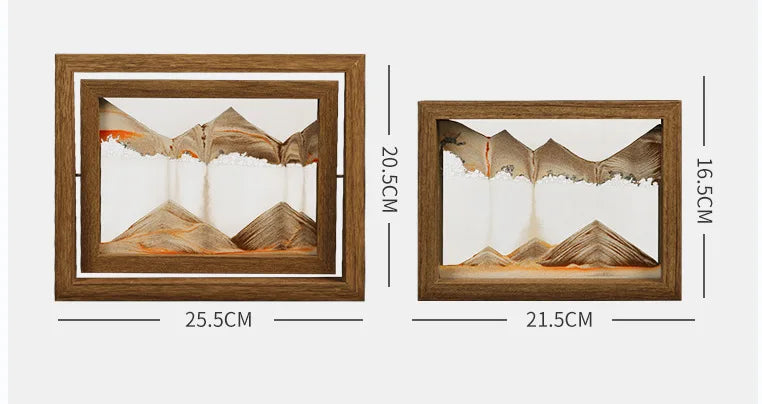 ZenSphere – Roterende Zanddecoratie voor Innerlijke Rust