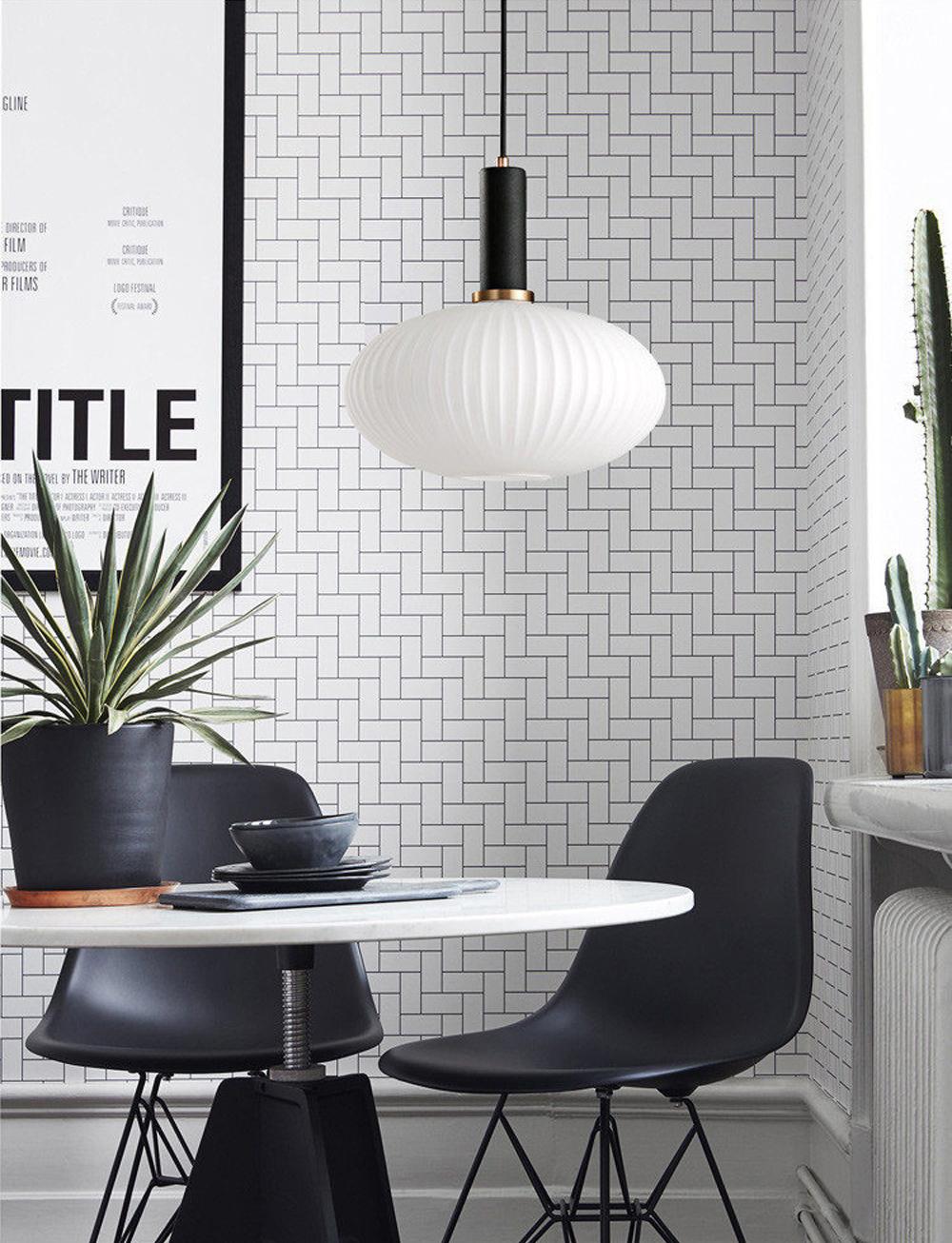 NordicGlow Hanglamp - Gecanneleerde glazen hanglamp