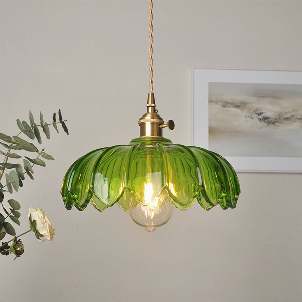 CrystalBloom - Glazen bloemen hanglamp