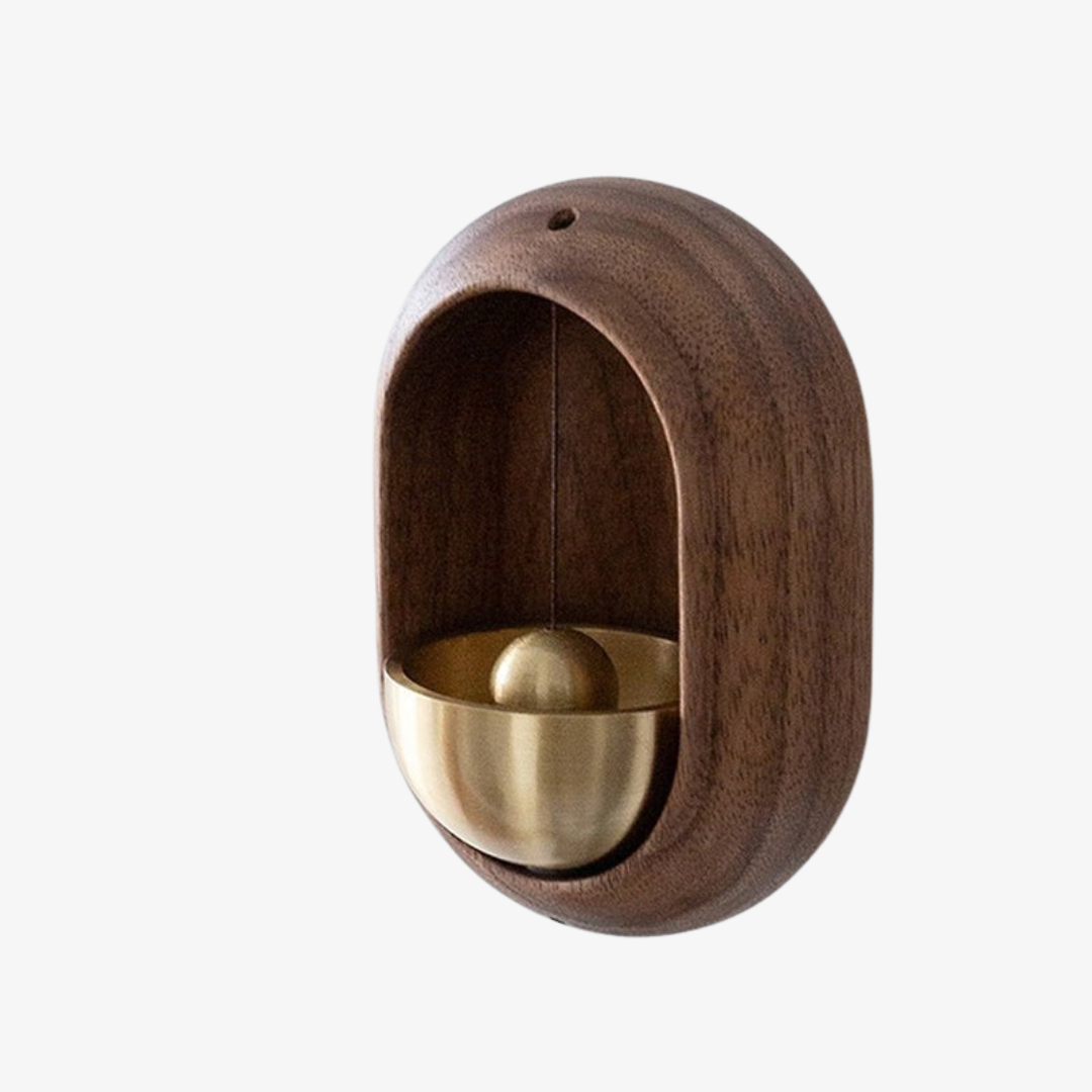 Aura deurbel - Handgemaakte houten gong