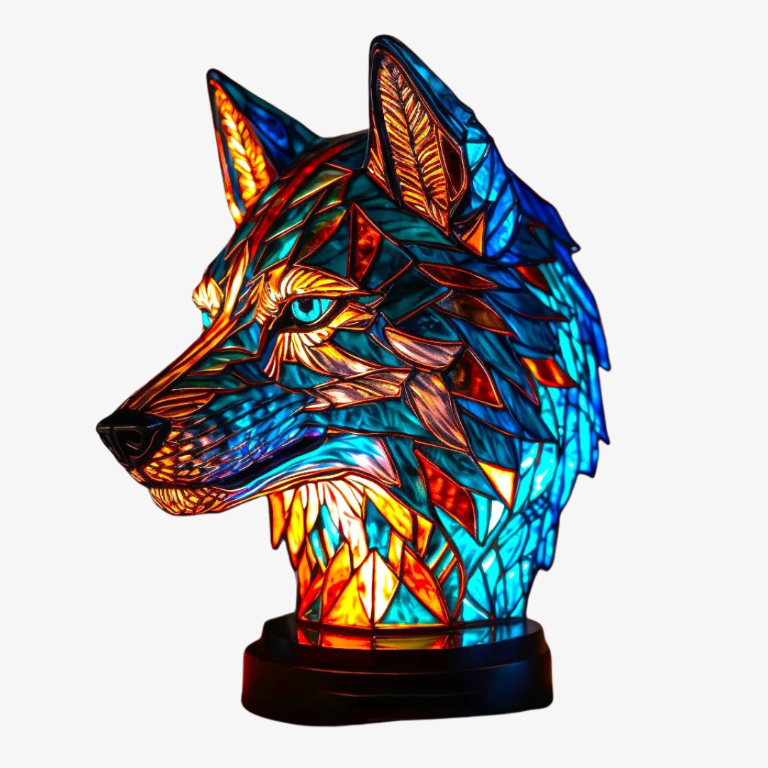 Kleurrijke dieren ornament lamp