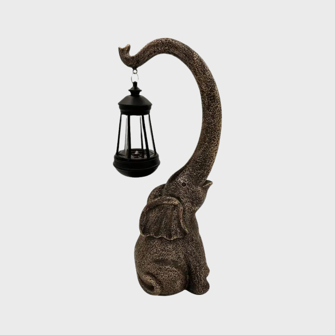 EleGlow – Zonne-Energie Olifantenlamp