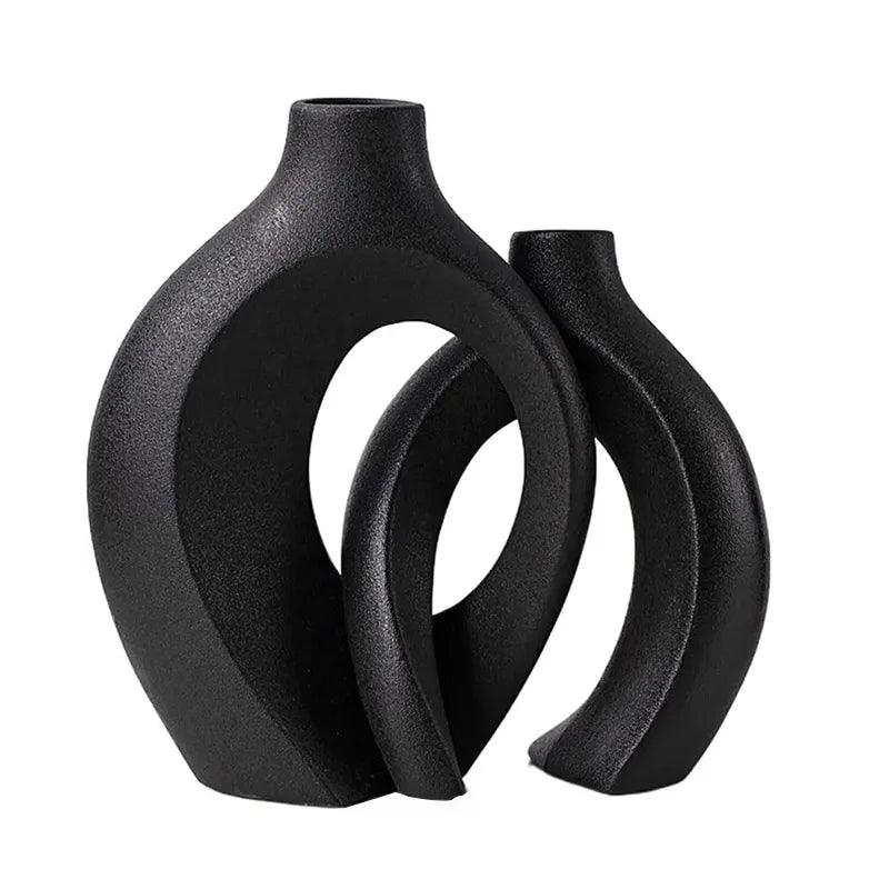 CeramiLuxe Vazen Set – Keramische boho chic vaas