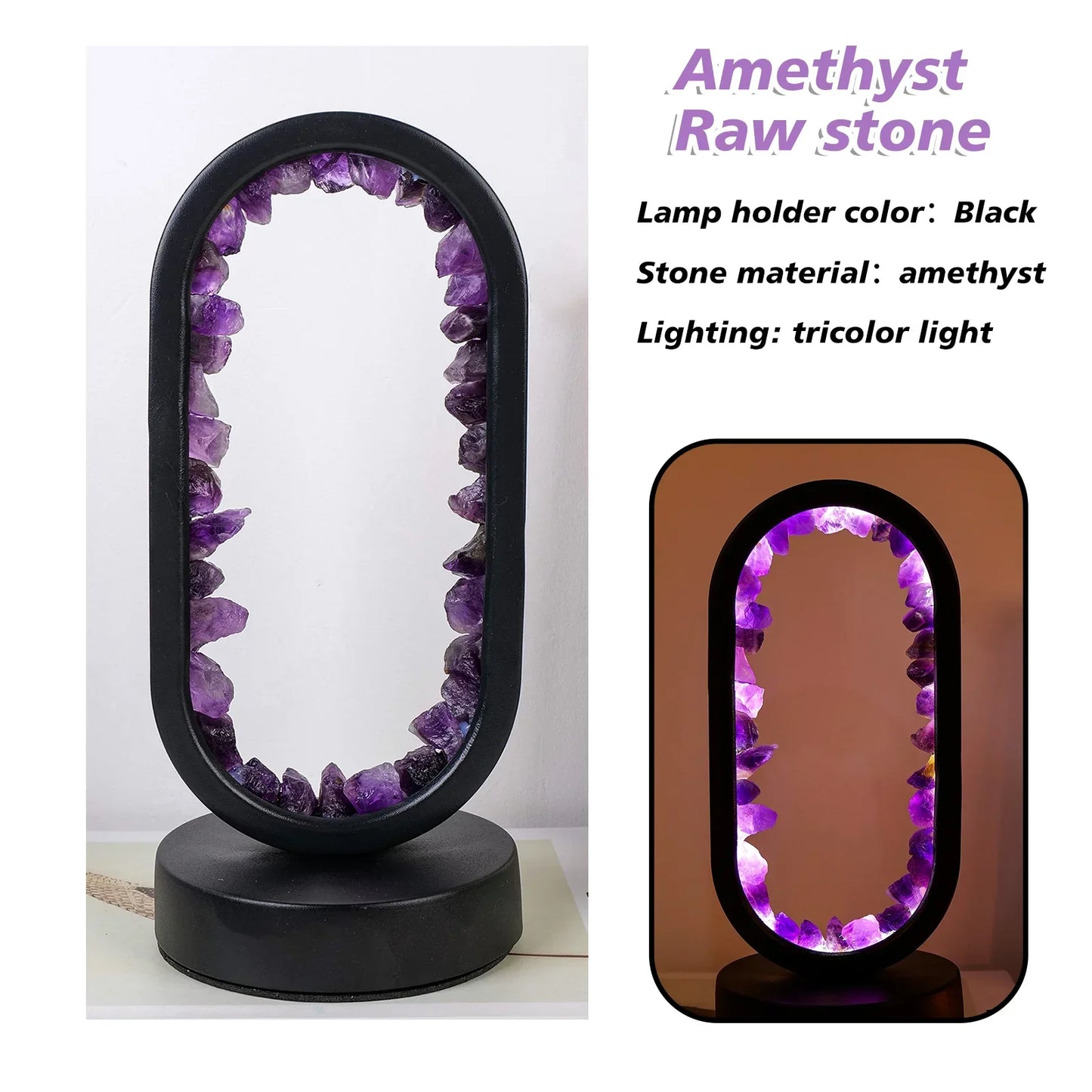 ZenGlow Amethist Lamp