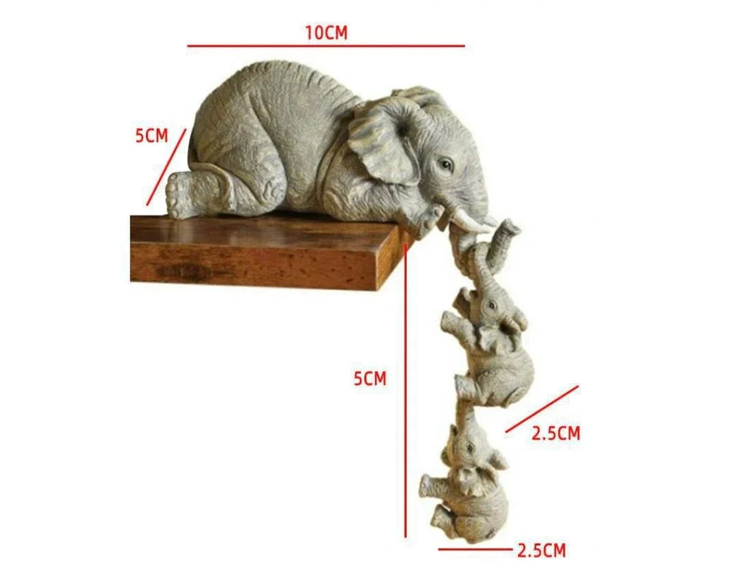 Olifantenfamilie Sculptuur