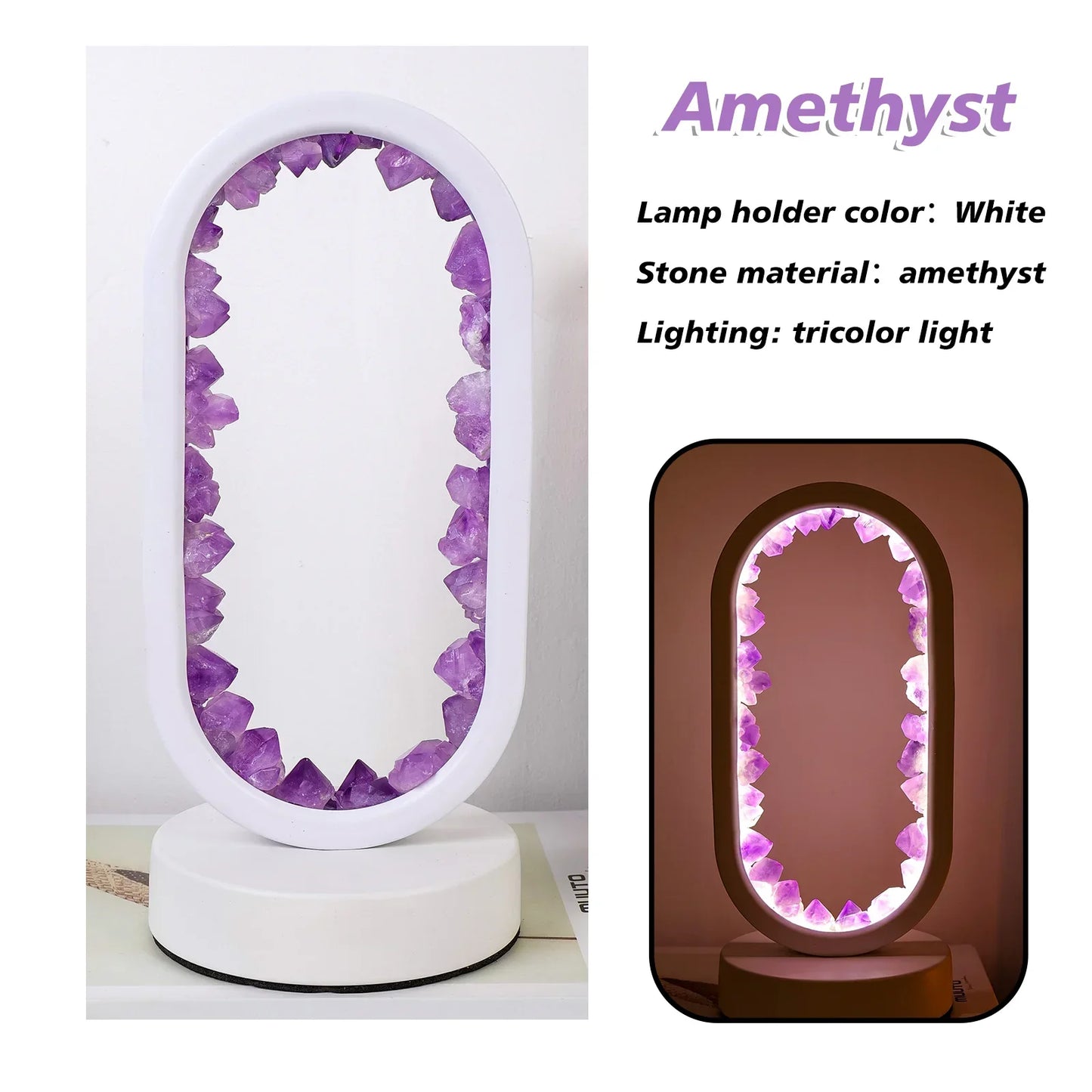 ZenGlow Amethist Lamp