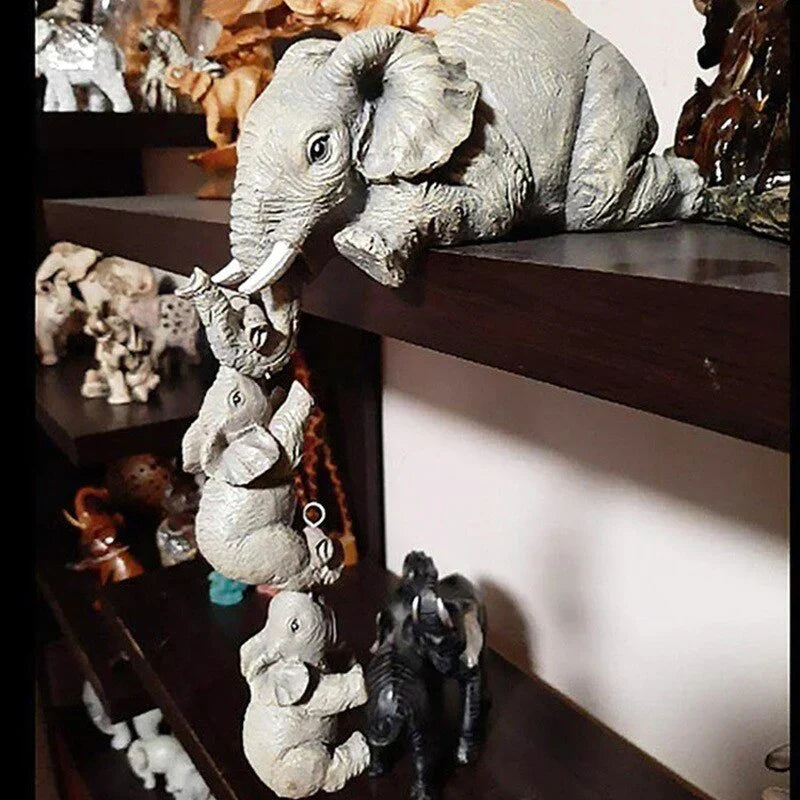 Olifantenfamilie Sculptuur
