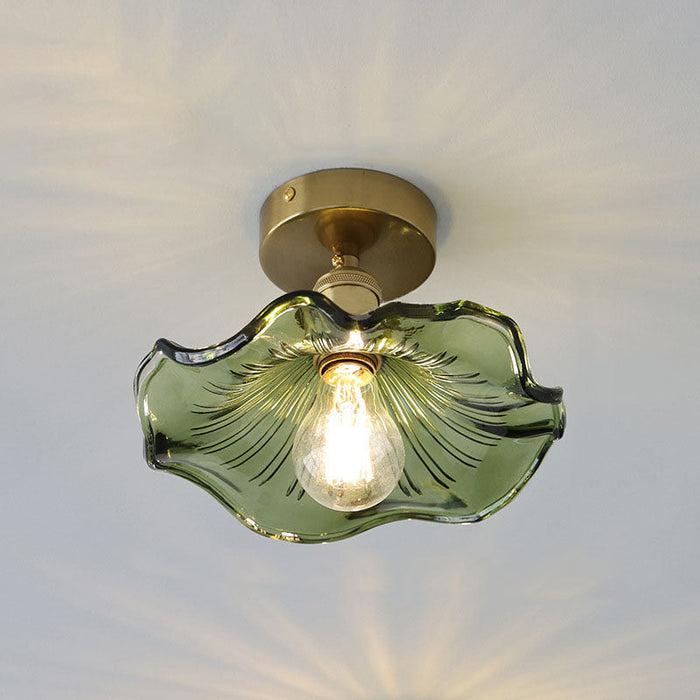 HibiscusGlow Glazen Plafondlamp