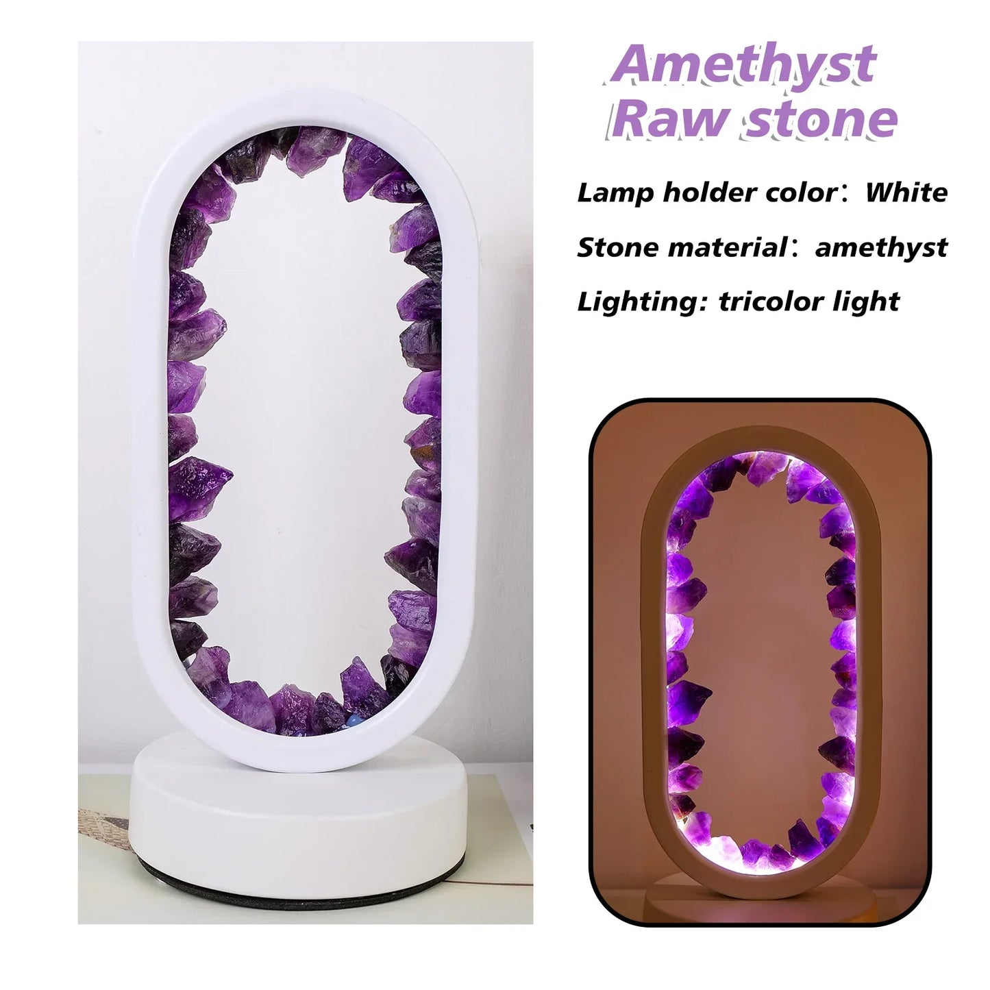 ZenGlow Amethist Lamp