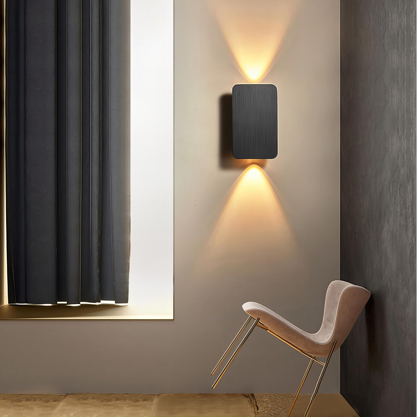 ModernFlex - Rechthoekige wandlamp