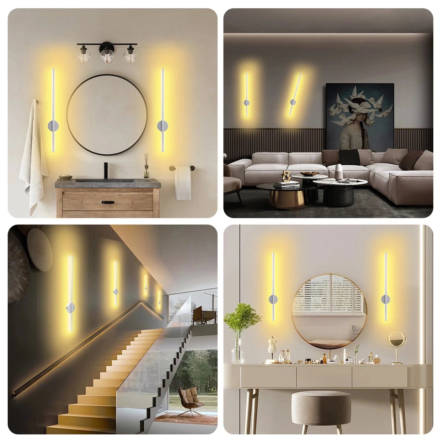LumoFlex Wandlamp - Oplaadbaar