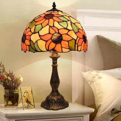ColorGlow – Tiffany Bureaulamp met magische kleuren