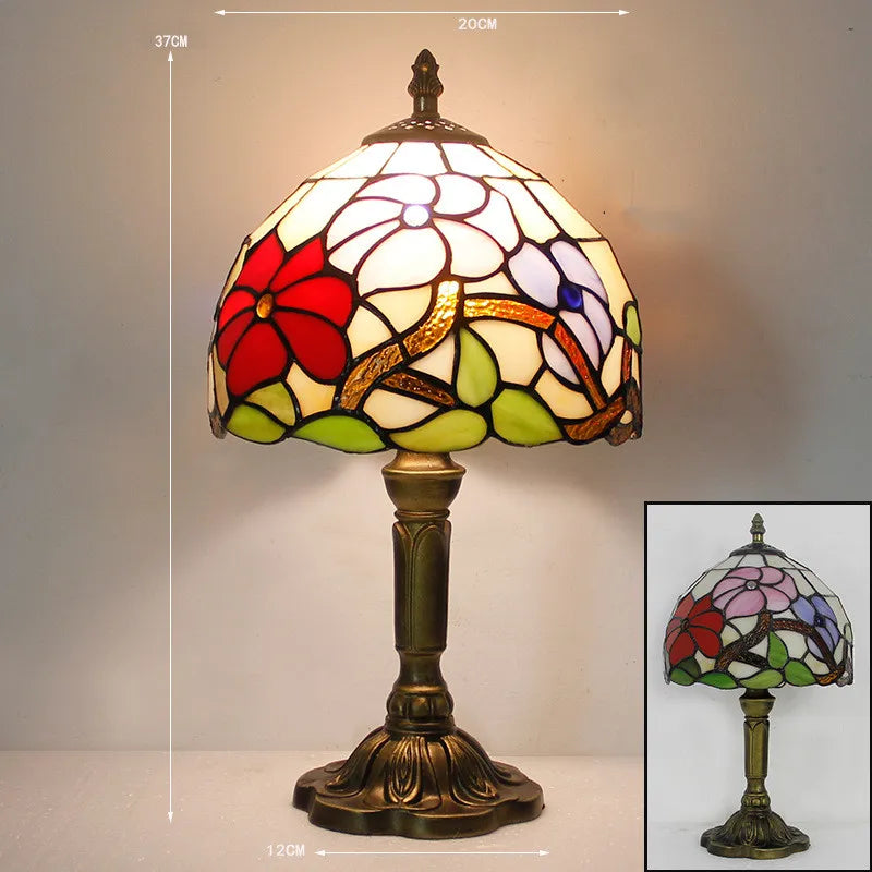 ColorGlow – Tiffany Bureaulamp met magische kleuren
