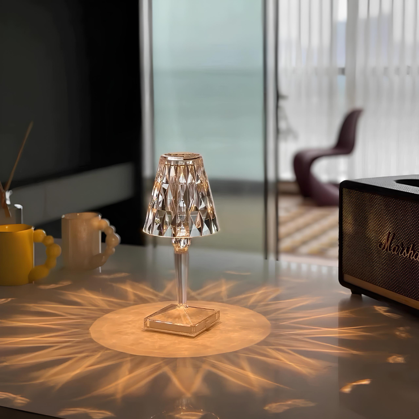 Sprankelende Kristal Lamp