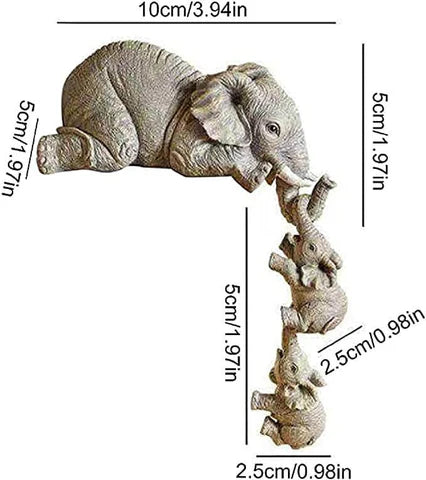 Olifantenfamilie Sculptuur
