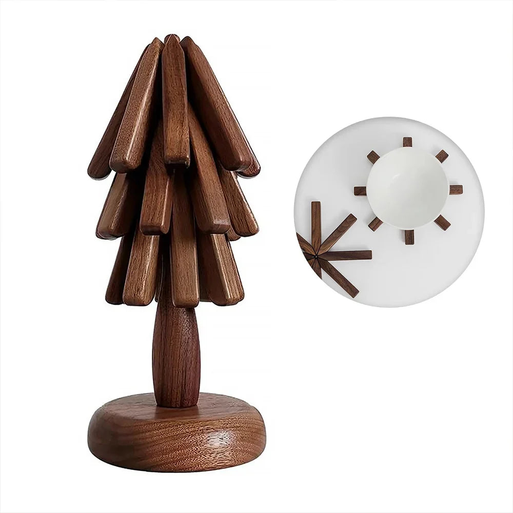 TimberNest Onderzetter Set – houten onderzetters