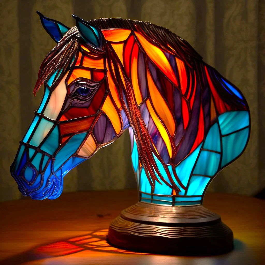 Kleurrijke dieren ornament lamp
